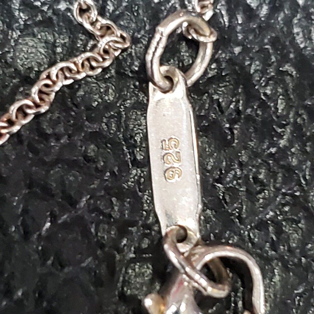 Tiffany & Co. Vintage Round Silver Lock and Chain